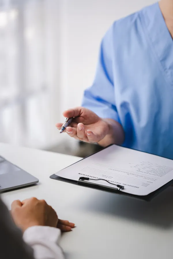 Consultation with Dr Bonaros